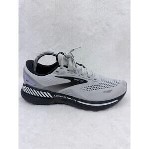 Brooks Adrenaline GTS 23 Womens Running Shoes Gray Purple Size 10 B
